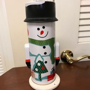 Harry And David Snowman  Tins Gift Candy Container